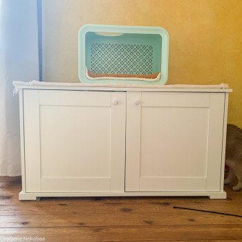 Nouveau meuble cache litière pour chat