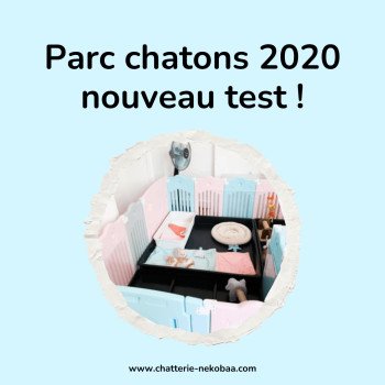 Parc pour chatons mise à jour 2020 !